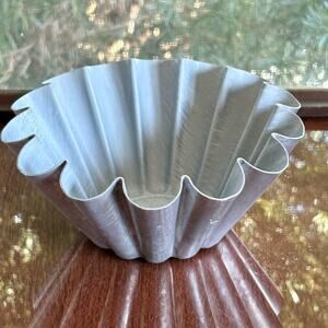 Vintage Tefal France Fluted Mold Aluminum Brioche Cake Mold 7.5 Inch